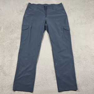 Kuhl Freeflex Roll-Up Pants Womens 16 Blue Cargo Outdoors Hiking Camping Stretch
